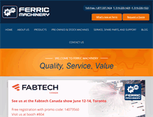 Tablet Screenshot of ferricmachinery.com